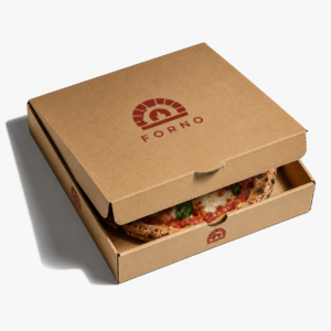 Caja de pizza personalizada mediana