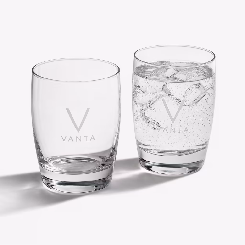 Vasos de cristal personalizados
