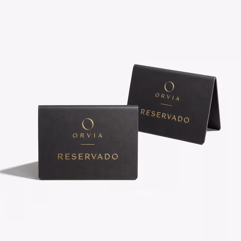 Reservado de mesa personalizado
