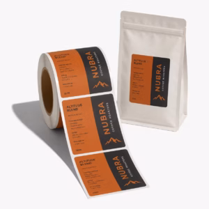 Etiquetas de café personalizadas